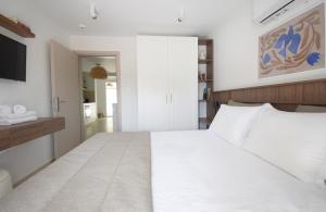 Posteľ alebo postele v izbe v ubytovaní Evangelia Rooms & Αpartments - B