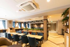 Posezení v ubytování Comfort Hotel Shin-Osaka