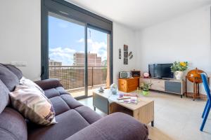 Ruang duduk di Penthouse Duplex Piscina Privada