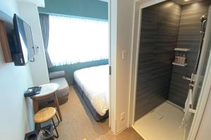 TV a/nebo společenská místnost v ubytování Comfort Hotel Yokkaichi