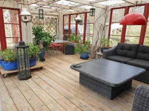 Posezení v ubytování Ekeliden B&B