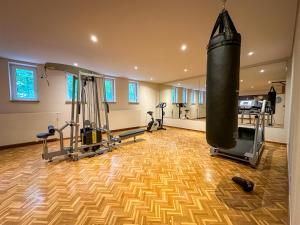 Fitness centrum a/nebo fitness zařízení v ubytování Weltemühle Hotel by Miri's Dresden
