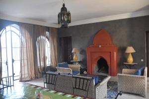Domaine de l'Arganeraie的休息区