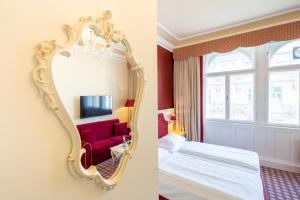 Postel nebo postele na pokoji v ubytování Aviano Boutique Hotel