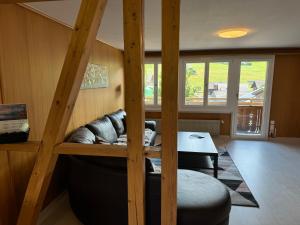 Posezení v ubytování See und Berge Loft