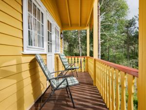 Balkón nebo terasa v ubytování Holiday Home Granlien by Interhome