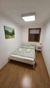 Postel nebo postele na pokoji v ubytování Prenočišča Center Mir In Dobro