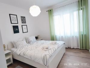 Postel nebo postele na pokoji v ubytování Lumani Apartment Zagreb with FREE Parking