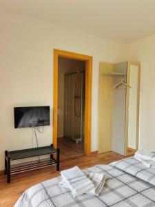 TV a/nebo společenská místnost v ubytování La Tzoum'hostel