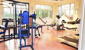 Fitness centrum a/nebo fitness zařízení v ubytování SeaView Floor 11 Jomtien Beach