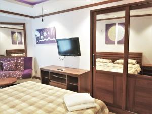 Postel nebo postele na pokoji v ubytování SeaView Floor 11 Jomtien Beach