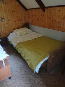 Postel nebo postele na pokoji v ubytování Cozy Challet