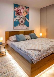 Posteľ alebo postele v izbe v ubytovaní Exclusive appartment