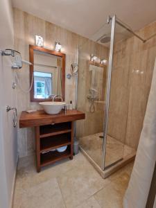 Koupelna v ubytování L'Escale Champêtre