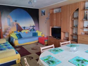 Posezení v ubytování Apartment on Korjatovich 6a