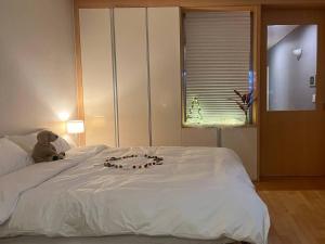 Postel nebo postele na pokoji v ubytování House SaDam