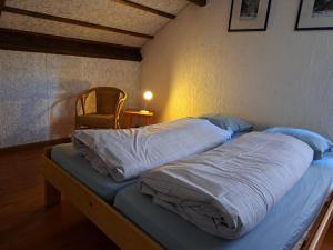 Letto o letti in una camera di Gîte Filly 4A1 - 4 pers.