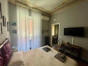 TV a/nebo společenská místnost v ubytování B&B U Sente