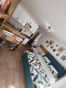 Nhà bếp/bếp nhỏ tại Apartman Dan i Noć