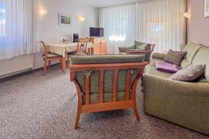 Ruang duduk di Villa Viktoria Whg 11 - "Schwalbennest"