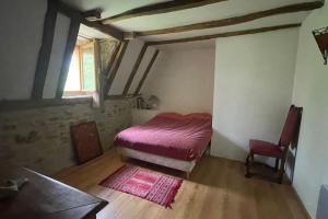 Postel nebo postele na pokoji v ubytování Gite à la campagne - Rouergue-Lot-Aveyron
