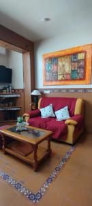 Χώρος καθιστικού στο Paradise of Dreams Apartamentos - LA ABUELA JOSEFA