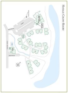 Apgyvendinimo įstaigos Hanalei Colony Resort I-2 aukšto planas
