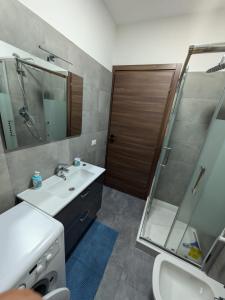 Koupelna v ubytování a casa di ASIA
