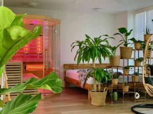 Postel nebo postele na pokoji v ubytování Lilly o Wellness o Hideaway + 37 fotografií