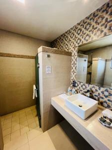 Koupelna v ubytování Hotel Casa Rubio
