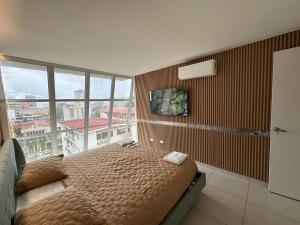 Ένα ή περισσότερα κρεβάτια σε δωμάτιο στο 6B-Ssssstyle! 4BR