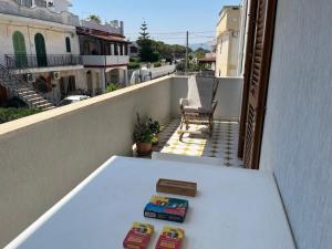 A balcony or terrace at Villa Bianca, Seaside panoramic Rooftop