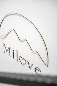 a close up of a metal sign that reads milky way at MiLove in Milówka