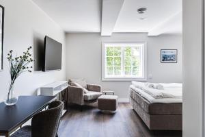 Χώρος καθιστικού στο Söderfors Herrgård