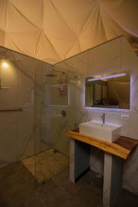 Koupelna v ubytování Pura Vista Glamping