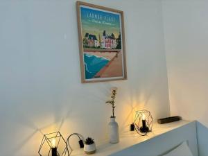 Fotografie z fotogalerie ubytování Le charmant studio n 32B à 350m des plages v destinaci Larmor-Plage