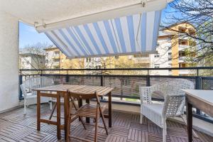 Μπαλκόνι ή βεράντα στο Modern Lux Apartment with Balcony in Luxembourg