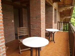 Balkón nebo terasa v ubytování Hostal Rural Onbordi