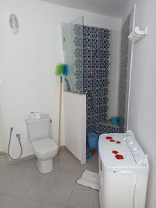 Koupelna v ubytování Maison S+1 très bien équipée à 2mn de la plage