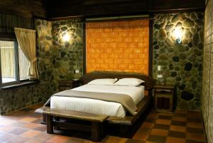 Cama o camas de una habitación en Arrayan y Piedra