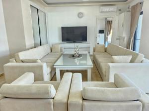 Et opholdsområde på Luxury Mamaia Nord