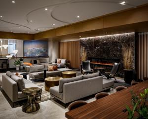 Posezení v ubytování Montreal Marriott Chateau Champlain