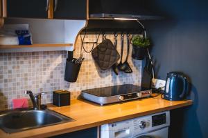 Kuchyň nebo kuchyňský kout v ubytování Pinska Guesthouse + 14 fotografií