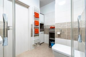 Koupelna v ubytování Apartmán "U nás doma" v chatě ALFA Černý Důl