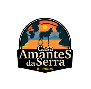 ein Logo für ein Unternehmen namens Casa Amantes da Sera in der Unterkunft Amantes da Serra Ibitipoca, venha e surpreenda-se! in Conceição da Ibitipoca