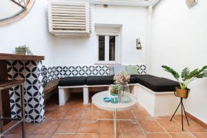 Een zitgedeelte bij Casa Riad met Privé Patio