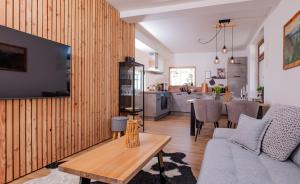 Posezení v ubytování Eggert Alm Apartments