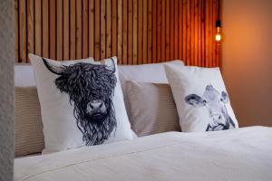 Postel nebo postele na pokoji v ubytování Eggert Alm Apartments