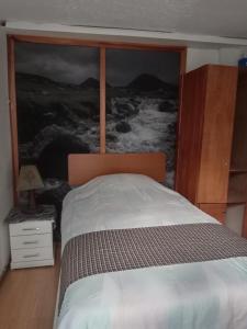 Letto o letti in una camera di Hostal Posada del Maple