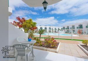 Balkón alebo terasa v ubytovaní Samba del Sol Corralejo